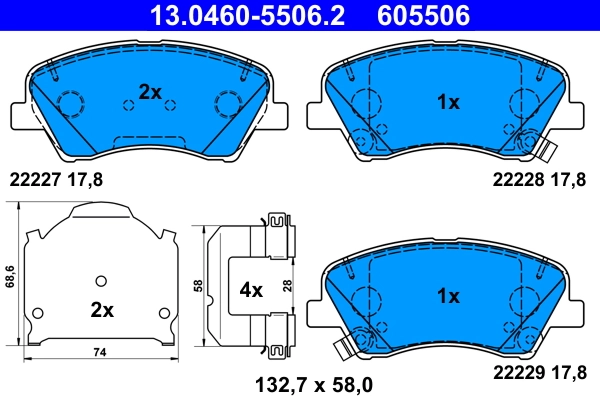 Brake Pad Set, disc brake