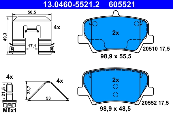 Brake Pad Set, disc brake