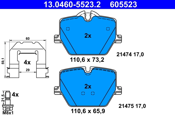Brake Pad Set, disc brake