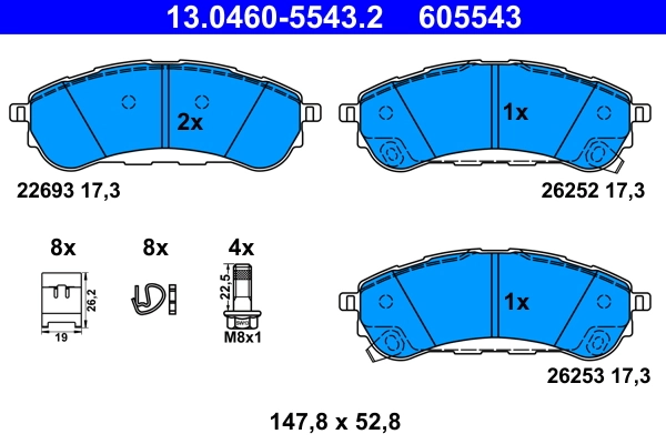 Brake Pad Set, disc brake
