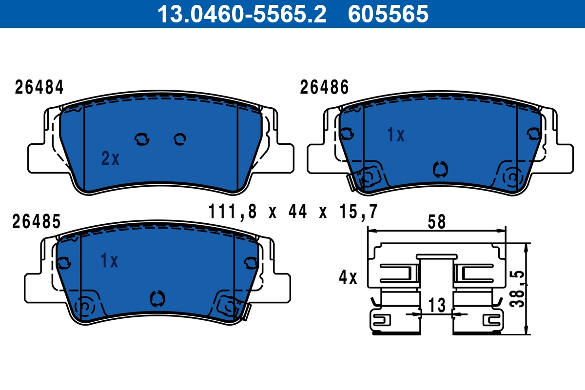 Brake Pad Set, disc brake