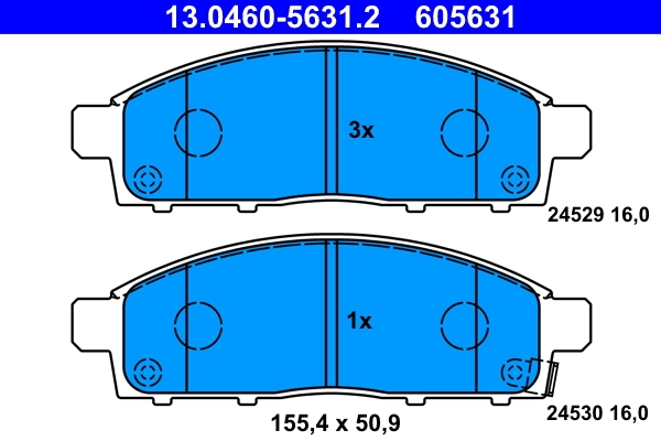 Brake Pad Set, disc brake