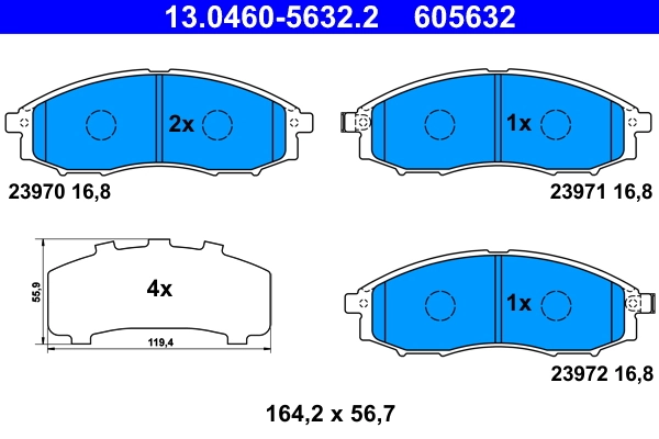 Brake Pad Set, disc brake