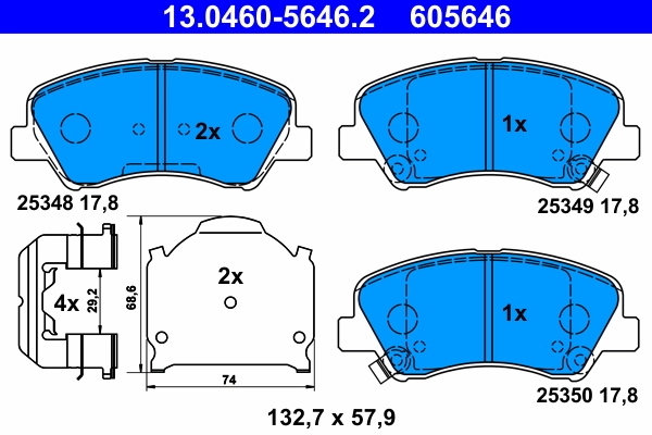 Brake Pad Set, disc brake
