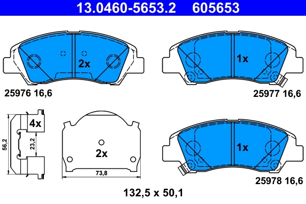 Brake Pad Set, disc brake