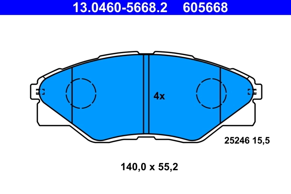 Brake Pad Set, disc brake