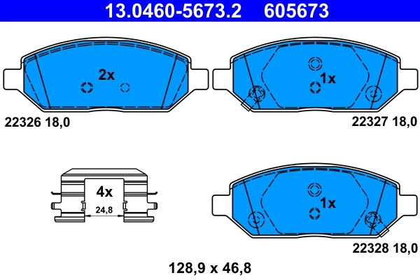 Brake Pad Set, disc brake