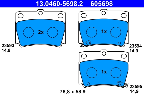 Brake Pad Set, disc brake