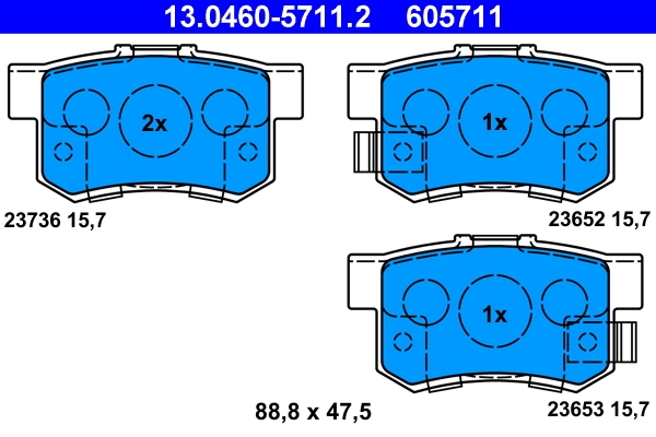 Brake Pad Set, disc brake