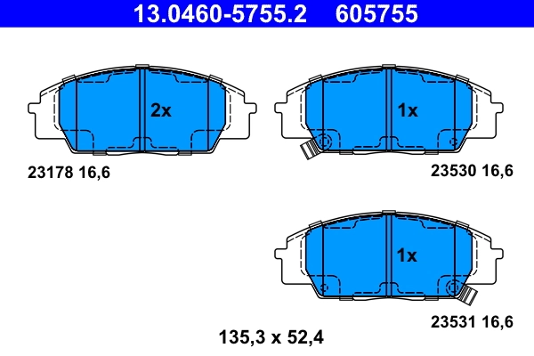 Brake Pad Set, disc brake