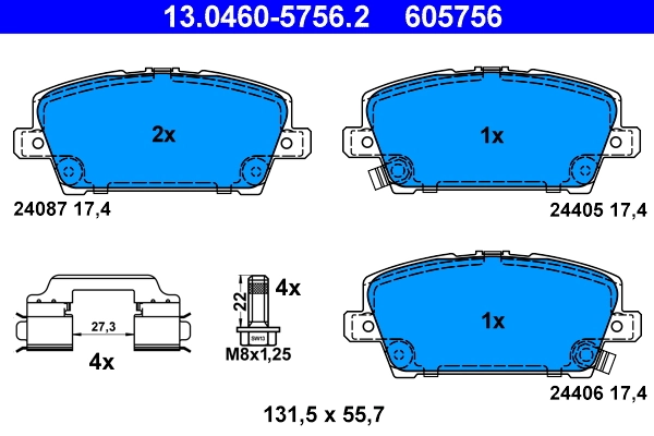 Brake Pad Set, disc brake