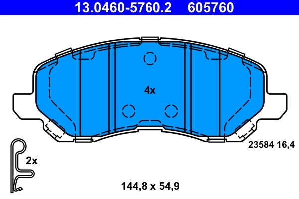 Brake Pad Set, disc brake