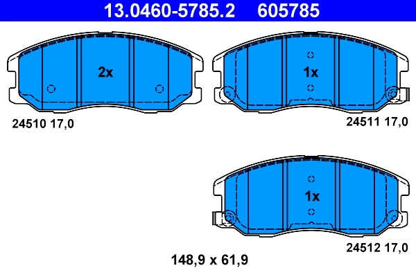 Brake Pad Set, disc brake
