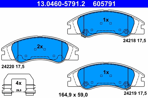 Brake Pad Set, disc brake