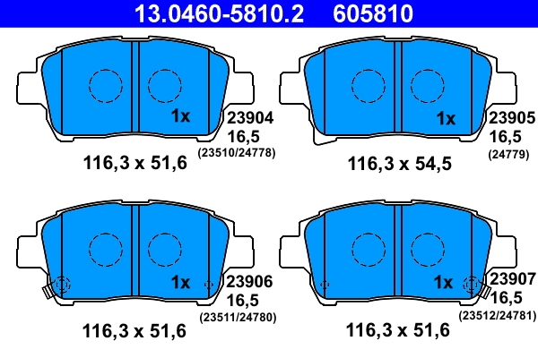 Brake Pad Set, disc brake