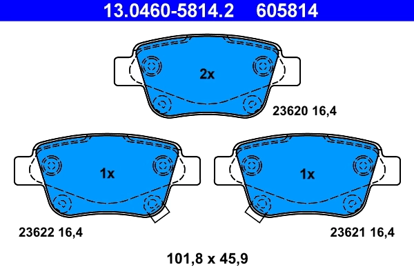 Brake Pad Set, disc brake