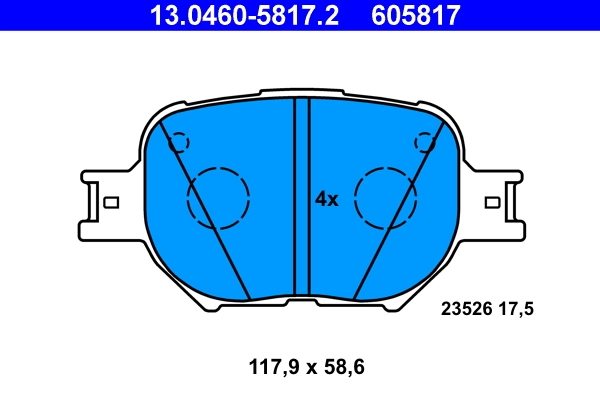 Brake Pad Set, disc brake