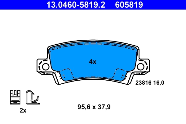 Brake Pad Set, disc brake