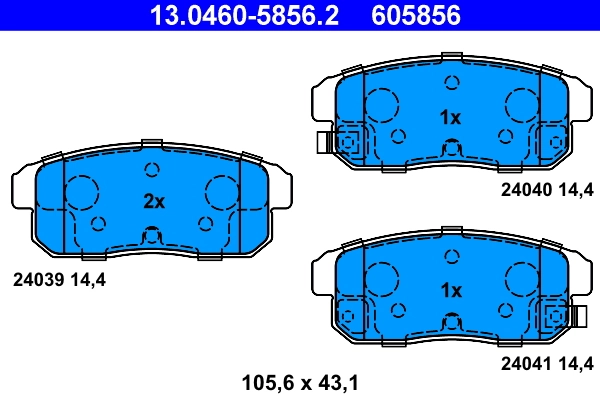 Brake Pad Set, disc brake