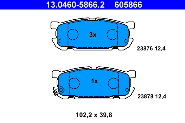 Brake Pad Set, disc brake