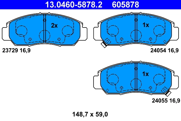 Brake Pad Set, disc brake