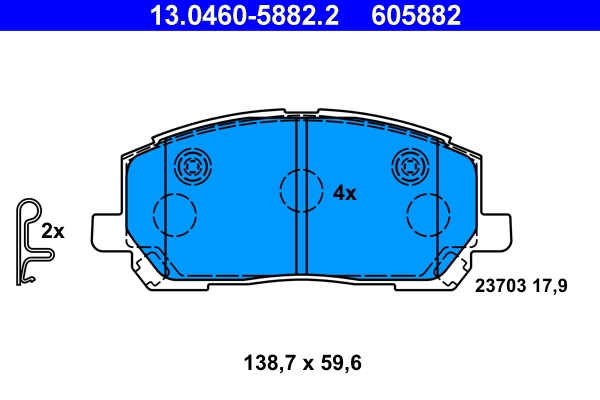 Brake Pad Set, disc brake