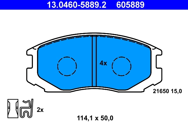 Brake Pad Set, disc brake