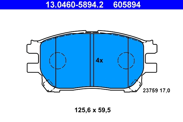 Brake Pad Set, disc brake
