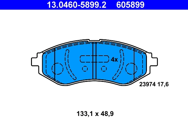 Brake Pad Set, disc brake