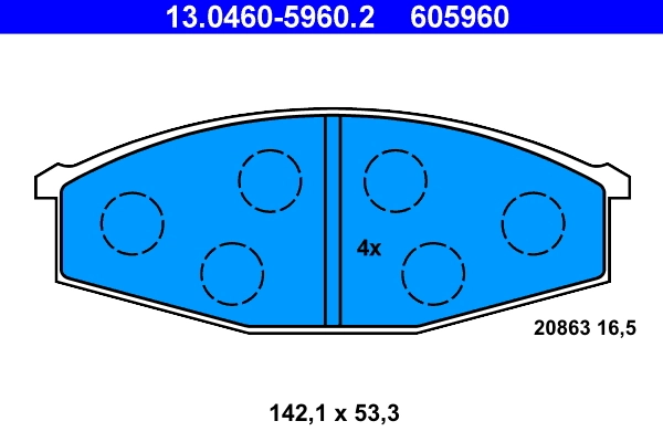 Brake Pad Set, disc brake