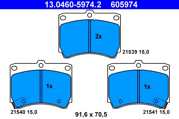 Brake Pad Set, disc brake