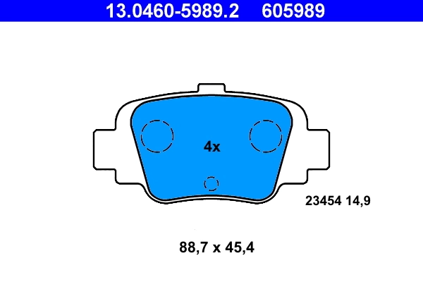 Brake Pad Set, disc brake