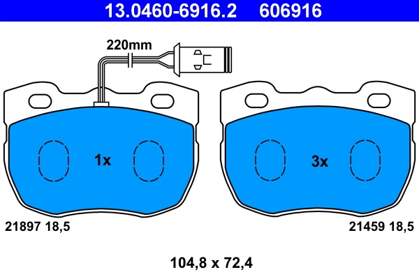 Brake Pad Set, disc brake