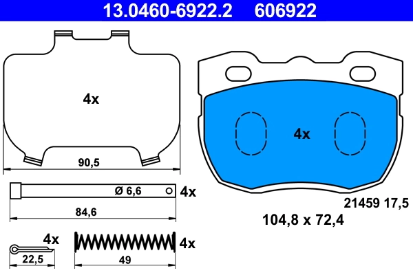 Brake Pad Set, disc brake