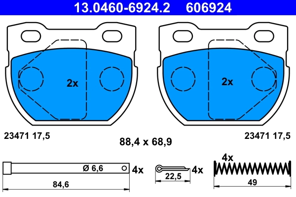 Brake Pad Set, disc brake