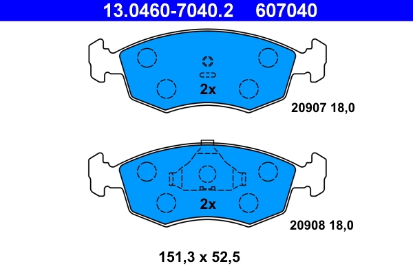 Brake Pad Set, disc brake