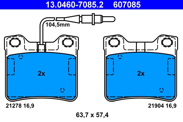 Brake Pad Set, disc brake