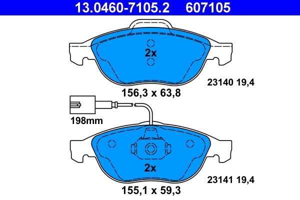 Brake Pad Set, disc brake