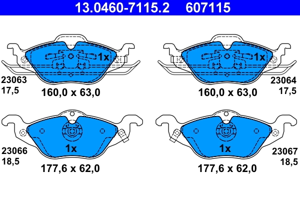 Brake Pad Set, disc brake
