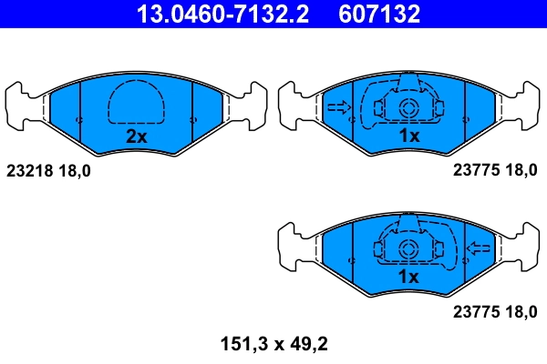 Brake Pad Set, disc brake