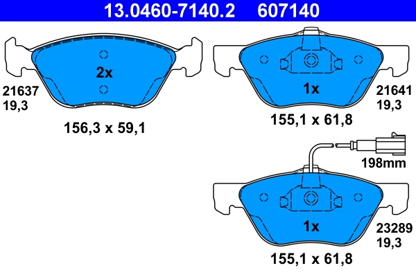 Brake Pad Set, disc brake