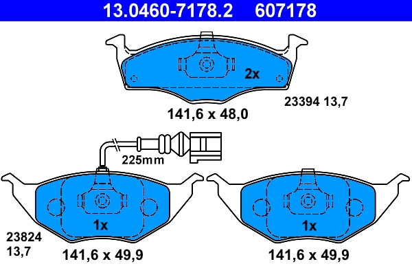 Brake Pad Set, disc brake