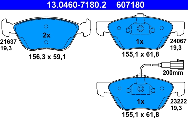 Brake Pad Set, disc brake