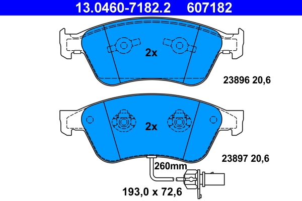 Brake Pad Set, disc brake