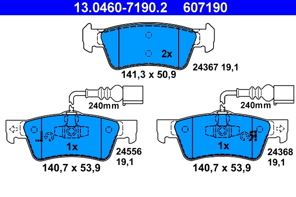 Brake Pad Set, disc brake