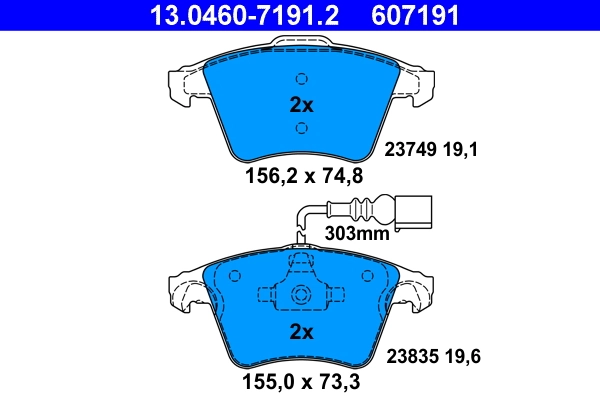Brake Pad Set, disc brake