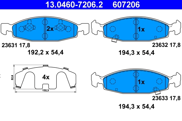 Brake Pad Set, disc brake