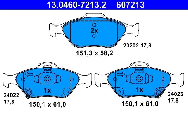 Brake Pad Set, disc brake