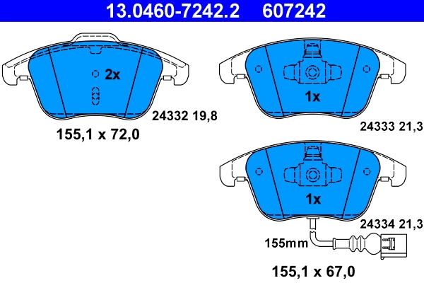 Brake Pad Set, disc brake