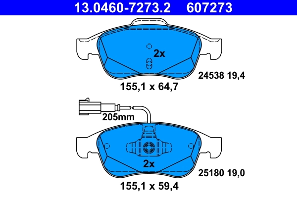 Brake Pad Set, disc brake